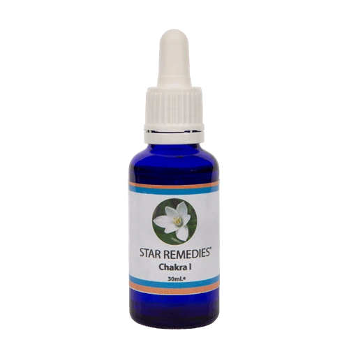 Pipette Bottle 30ml. Flower Essence Chakra essence 1 | Star Remedies