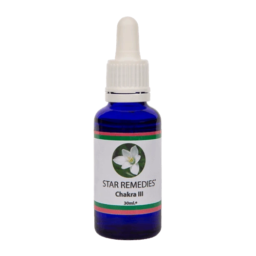 Pipette Bottle 30ml. Flower Essence Chakra essence 3 | Star Remedies