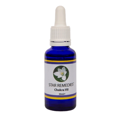 Pipette Bottle 30ml. Flower Essence Chakra essence 7 | Star Remedies